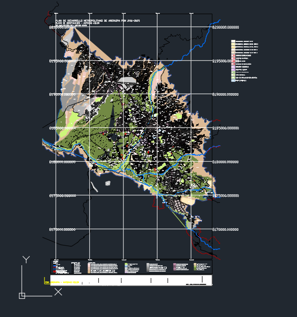⚖️ DESCARGA PLANO DE ZONAS JUDICIALIZADAS – AREQUIPA HABILITACIONES INFORMALES INCURSAS EN PROCESOS JUDICIALES AUTOCAD EN DWG Plano 2.b del Plan de Desarrollo Metropolitano de Arequipa PDM 2016–2025